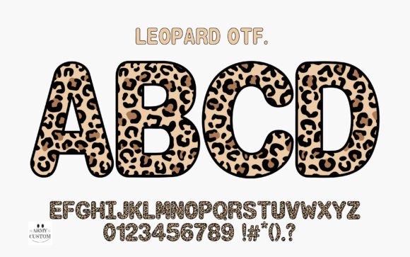 Am Leopard: Wild Sophistication in Typography