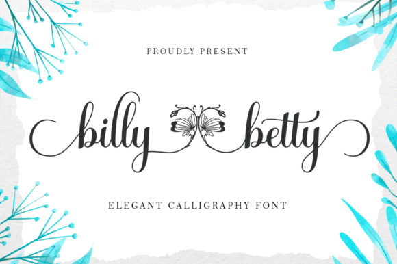 Billy Betty: The Elegant Calligraphy Font for Romantic Design