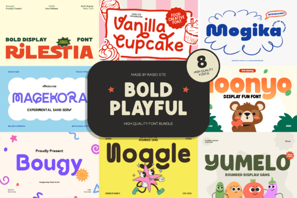 Bold Playful Bundle: Fonts That Spark Joy in Design