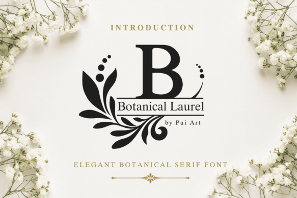 Botanical Laurel: Elegance for Modern Design