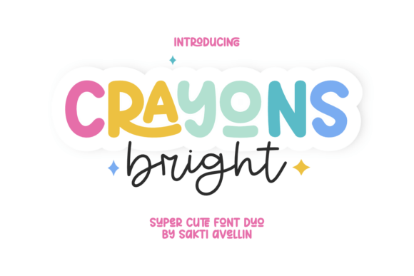 Crayons Bright: A Font Pairing for Playful Design