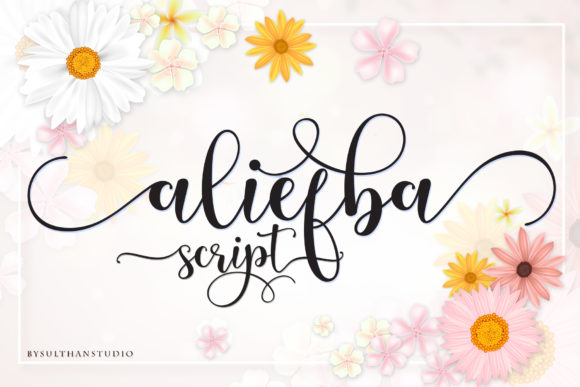 Discover the Elegance of the Aliefba Handwritten Font