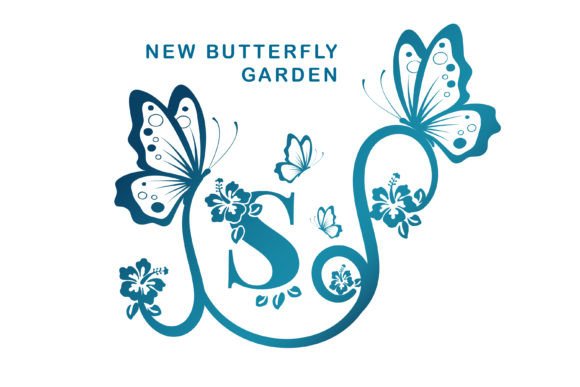 Elevate Designs with the New Butterfly Garden Monogram Font