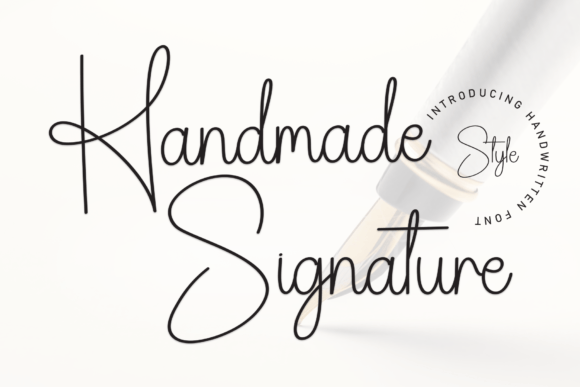 Elevate Your Brand with the Handmade Signature Font