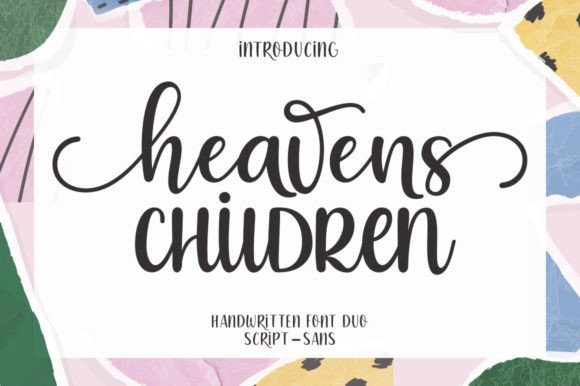 Heavens Children Duo: A Creative Typography Solution