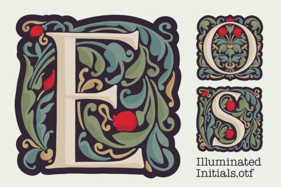 Illuminated Initials: Medieval Charm for Modern Design