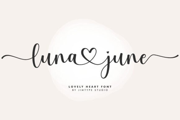 Luna June: A Modern Calligraphy Font for Elegant Design