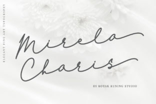 Mirela Charis: The Sweet Cursive Font for Modern Branding