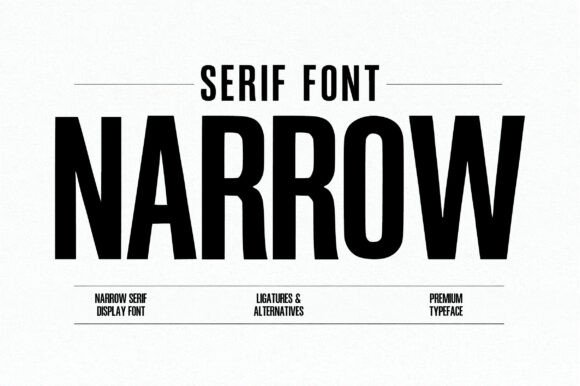 Narrow: The Modern Serif for Impactful Design