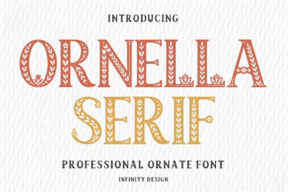 Ornella Serif: Where Folk Art Tradition Meets Modern Design
