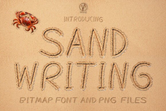 Sand Writing: A Unique Font for Bold Design