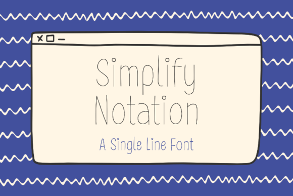 Simplify Notation: The Modern Script Font for Elegant Design