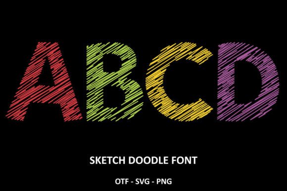 Sketch Doodles: A Handwriting Font for Modern Design