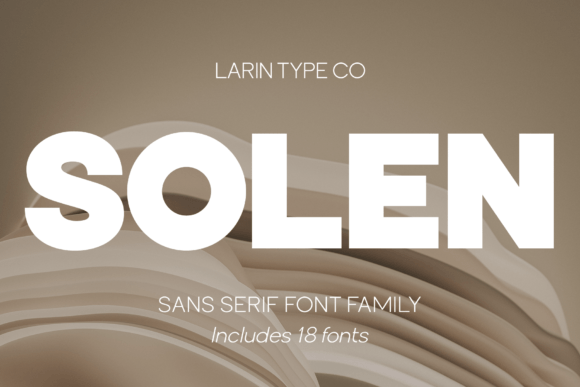 Solen: The Modern Sans-Serif That Commands Attention